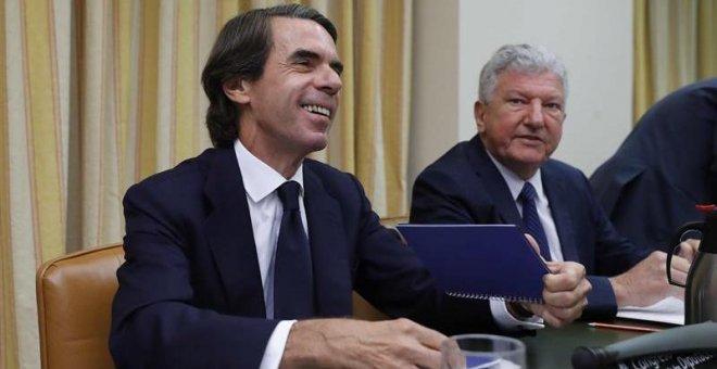 18/9/2018.- El expresidente del Gobierno José María Aznar ha afirmado hoy que decir que el PP es un partido corrupto es un "poco exagerado", y ha asegurado que como presidente del partido siempre actuó "tajantemente" y "de una manera determinante" cada ve