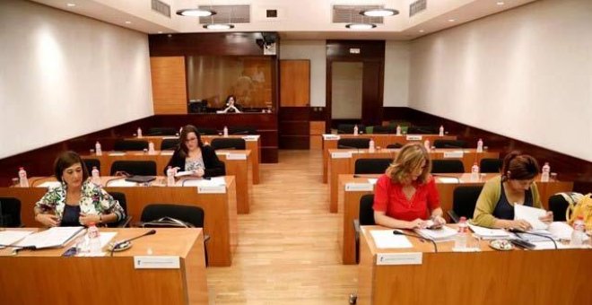 Comisión de la Mujer en el Parlamento de Castilla-La Mancha. (EP)