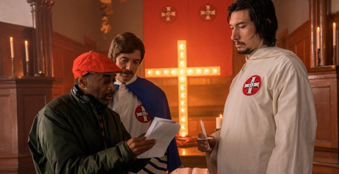 Spike Lee en el rodaje de 'Infiltrado en el ku klux klan'