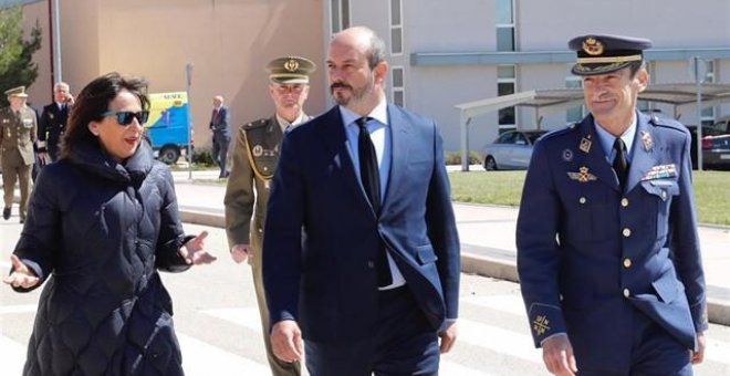 12/04/2019. El presidente en funciones de la Comunidad de Madrid, Pedro Rollán, durante una visita a la localidad de Alcalá. / EUROPA PRESS
