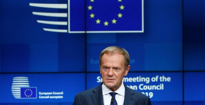 El presidente del Consejo Europeo, Donald Tusk, tras la cumbre de la UE del pasado julio. REUTERS/Francois Lenoir