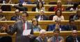 Mariano Rajoy, durante la sesión de control en el Pleno del Senado.