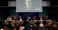 Edward Snowden durante su videoconferencia desde Moscú ante el Consejo de Europa.