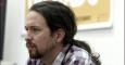 El líder de Podemos, Pablo Iglesias, en un desayuno informativo