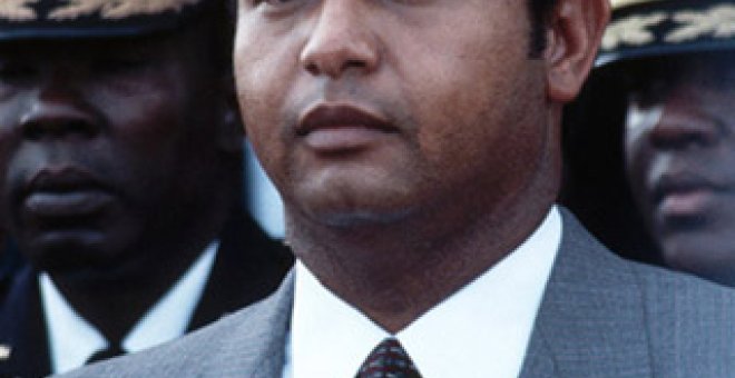 El dictador haitiano Jean Claude Duvalier.