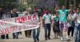 Inmigrantes sin papeles reclaman el derecho a la sanidad en Barcelona. Imagen de archivo.