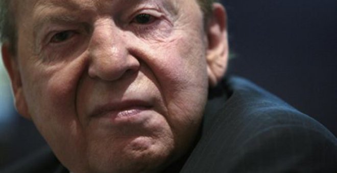 El magnate estadounidense propietario de Las Vegas Sands, Sheldon Adelson.