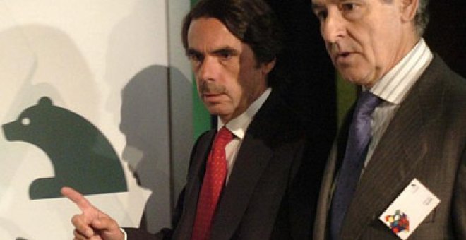 José María Aznar y Miguel Blesa, en 2006. EFE