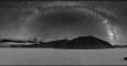 Vista de la Vía Láctea desde el Valle de la Muerte, en Estados Unidos