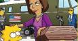 Michelle Obama caracterizada en Los Simpson.