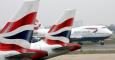 Aviones de la aerolínea British Airways en el aeropuerto de Heathrow, Londres, Reino Unido.