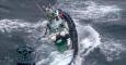 En la imagen, efectivos del servicio de Salvamento Marítimo de la Xunta de Galicia durante el rescate de los tripulantes del "Sopapaya", un remolcador que se hundió a unas cinco millas al noroeste de las islas Cíes.
