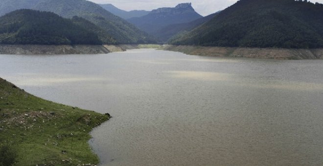 El embalse de Susqueda en Girona.