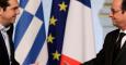 El primer ministro griego, Alexis Tsipras, y  el presidente francés, François Hollande. / REUTERS