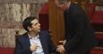 Alexis Tsipras, primer ministro griego, y su titular de Finanzas, Yanis Varoufakis, en el Parlamento griego. - REUTERS