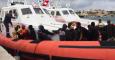 Llegada de inmigrantes al puerto de Lampedusa tras ser rescatados. / EFE