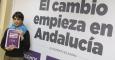 La candidata de Podemos a la presidencia de la Junta de Andalucía, Teresa Rodríguez. / EFE