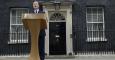 El primer ministro británico, David Cameron, habla a la nación a las puertas del Nº10 de Downing Street. - EFE