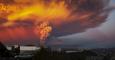 Vista de la erupción del volcán Calbuco desde la localidad de Puerto Montt. /REUTERS