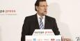 Rajoy, en el X aniversario de los desayunos de Europa Press. EP