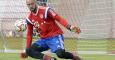 Pepe Reina durante un entrenamiento con el Bayern de Múnich. /AFP