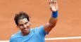 El tenista español Rafael Nadal celebra su victoria por 6-4, 6-3 y 6-1 ante su compatriota Nicolás Almagro. /EFE