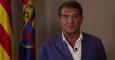 Joan Laporta, en el vídeo en el que anuncia su candidatura.