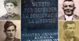 La losa de Timoteo Mendieta junto a otras víctimas de la dictadura en Guadalajara