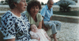 Pilar, Lola y Beatriz en 1985.