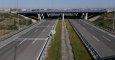 Imagen de una de las autopistas radiales de Madrid, en quiebra. EFE