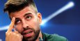 El jugador del FC Barcelona, Gerard Piqué, durante su rueda de prensa previa al partido de Champions. /EFE