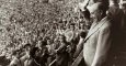 Franco, aclamado en la Plaza de Toros de Barcelona en 1951.