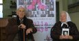 Vicente Almudéver, miliciano en la Guerra Civil española, y Nora Morales de Cortiñas, presidenta de la Asociación Madres de la Plaza de Mayo Línea Fundadora