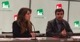 Esther López Barceló, responsable de Memoria Democrática en IU (I) y Alberto Garzón, coordinador federal de IU (D).- IZQUIERDA UNIDA