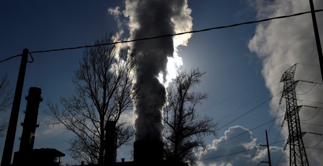 Planta térmica de energía eléctrica en Soto de Ribera (Asturias). REUTERS