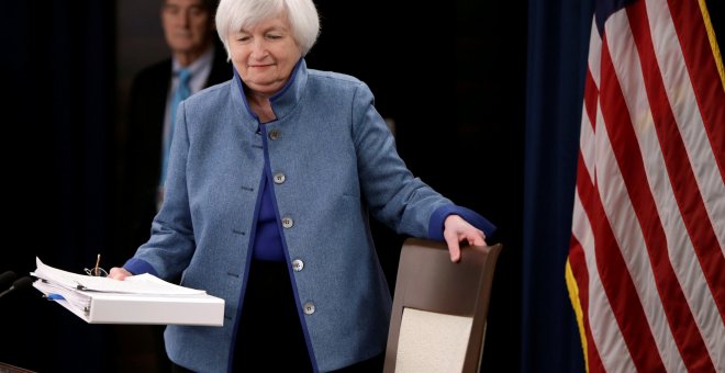 La presidenta de la Reserva Federal,Chair Yellen/REUTERS