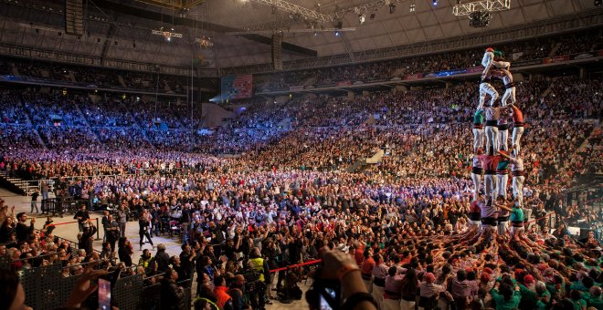 Palau Sant Jordi ple de gom a gom