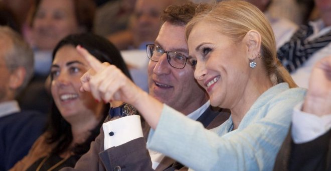 Los presidentes de Madrid y Galicia, Cristina Cifuentes y Alberto Núñez-Feijóo, respectivamente, en una imagen de archivo. EFE