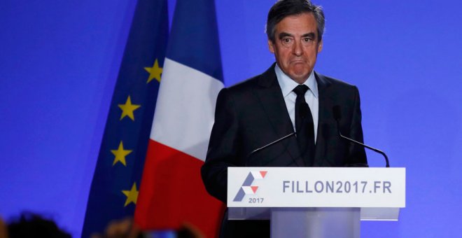 Fillon, durante su declaración en París. REUTERS/Christian Hartmann