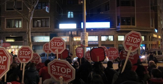 Manifestación de Stop Desahucios. E.P.