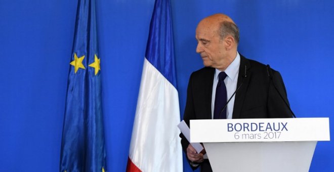 El ex primer ministro francés, Alain Juppé. - AFP