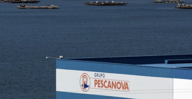 Detalle de la sede de Pescanova en Redondela (Pontevedra). REUTERS