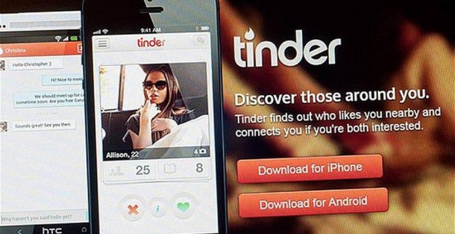 Aplicación de Tinder. EFE