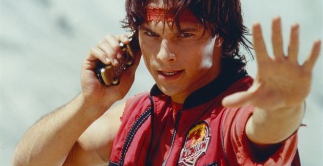 El actor Ricardo Medina, "Power Ranger" Rojo