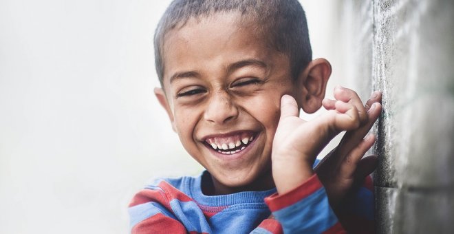 Niño sonriendo