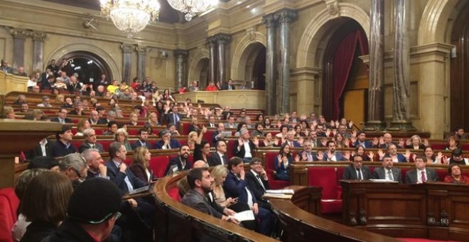 La sessió al Parlament. EUROPA PRESS