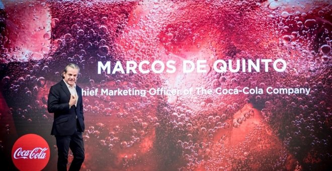 Marcos de Quinto en una presentación de Coca-Cola. E.P.