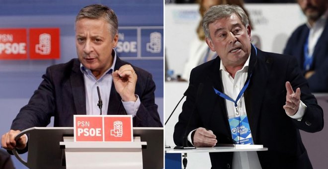 El eurodiputado del PSOE José Blanco, y el senador del PP José Manuel Barreiro. EFE
