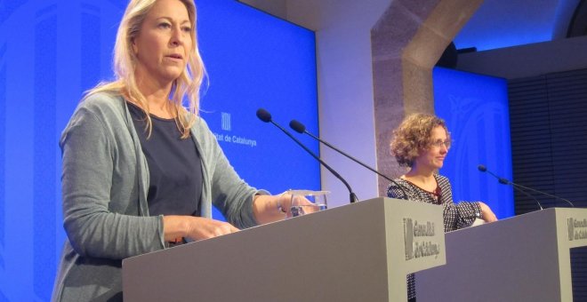 Conselleras de la Generalitat, Neus Munté y Meritxell Ruiz.EUROPA PRESS