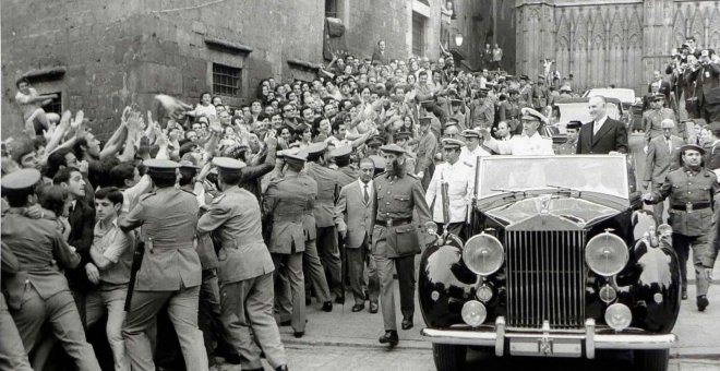 Visitas de Franco a Barcelona. EFE